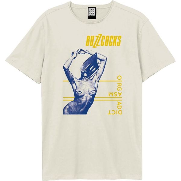 Amplified - T-Shirt "Buzzcocks Orgasmatic"" Per Uomo/Donna Unisex GD4254 (M) (Bianco Antico)"-image
