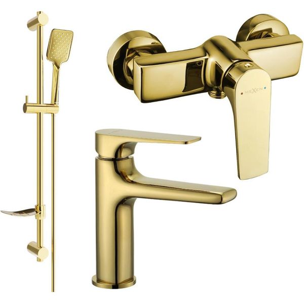 Mexen Lynx DF62 Set Doccia, Dorato - 745904DF62-50-image