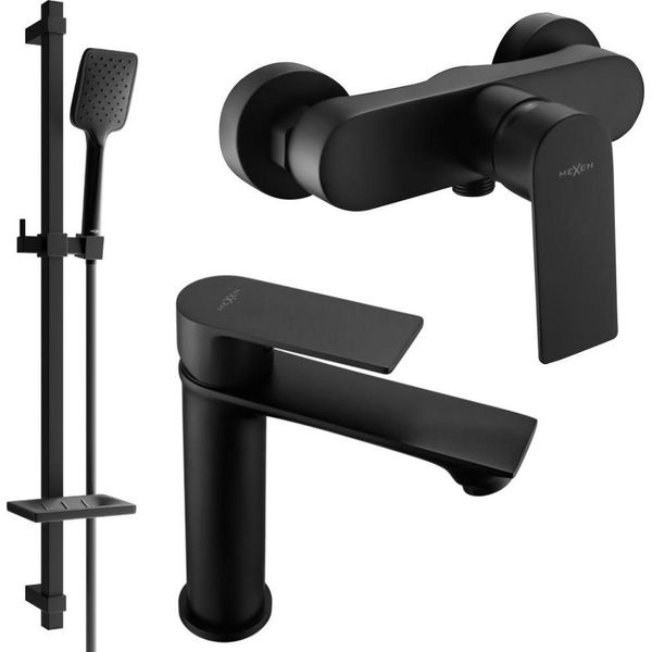 Mexen Royo DQ62 Set Doccia, Nero - 72204DQ62-70-image