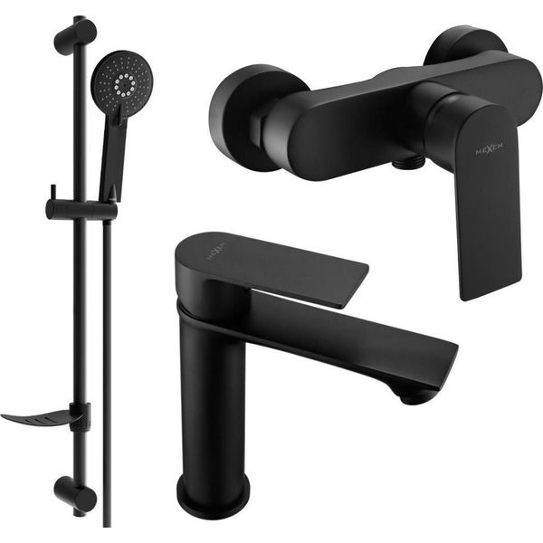 Mexen Royo DF40 Set Doccia, Nero - 72204DF40-70-image