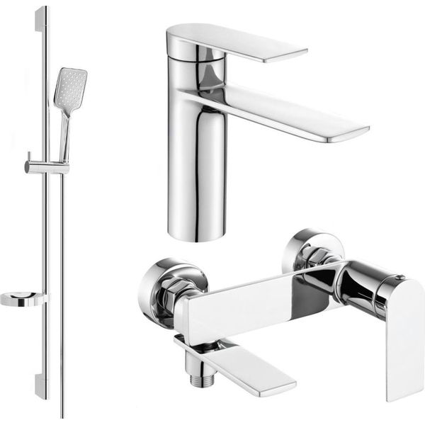 Mexen Zero DS62 Set Da Bagno, Cromo - 71103DS62-00-image