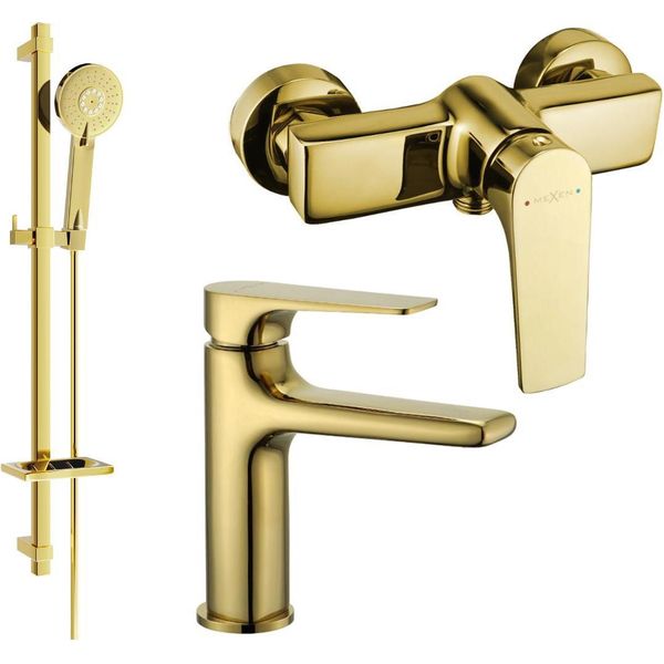 Mexen Lynx DQ40 Set Doccia, Oro - 745904DQ40-50-image