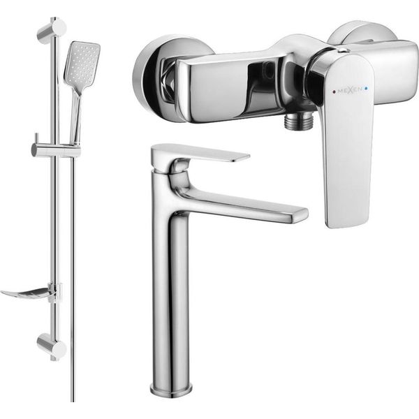 Mexen Lynx DF62 Set Doccia, Cromato - 745914DF62-00-image