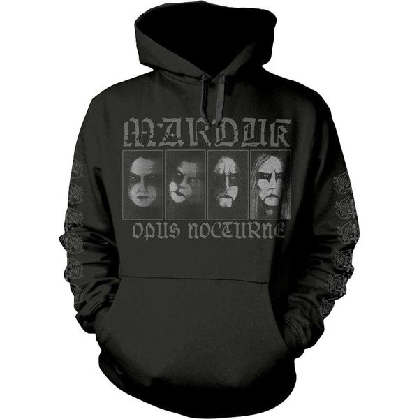 Marduk - Felpa Con Cappuccio "Opus Nocturne B"" Per Uomo/Donna Unisex PH4830 (Xxl) (Nero)"-image