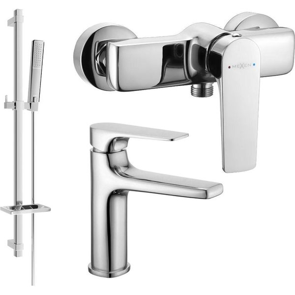Mexen Lynx DQ72 Set Doccia, Cromo - 745904DQ72-00-image