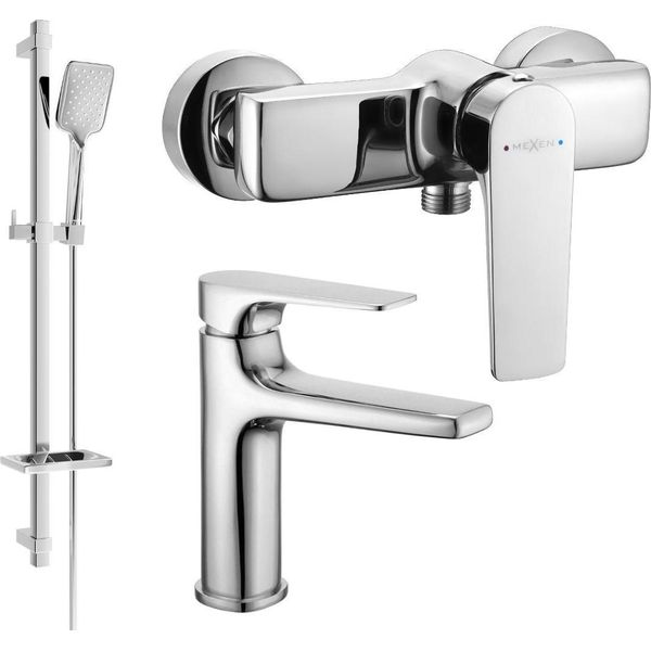 Mexen Lynx DQ62 Set Doccia, Cromo - 745904DQ62-00-image