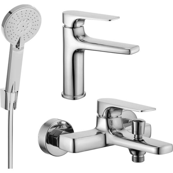 Mexen Lynx R40 Set Da Bagno, Cromo - 745903R40-00-image