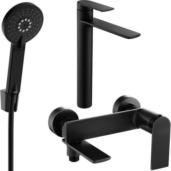 Mexen Zero R40 Set Da Bagno, Nero - 71113R40-70-image
