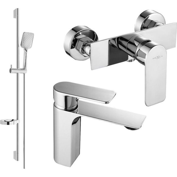 Mexen Alexa DS62 Set Doccia, Cromo - 71204DS62-00-image