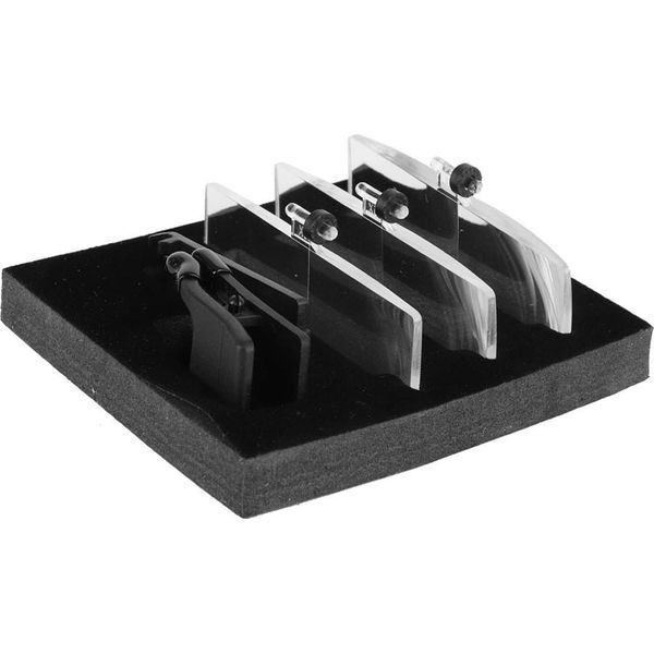 Ingrandimento 1,5X, 2,5X, 3,5X, Custodia In Plastica, Lente Per Occhiali A Clip-image