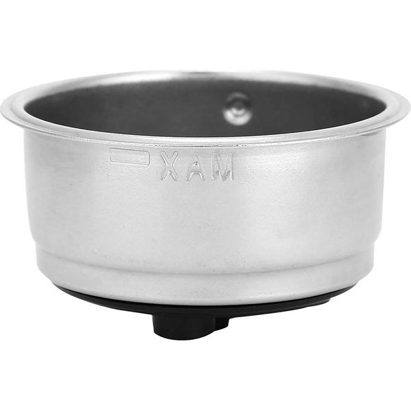 Cestello Filtro Caffè In Acciaio Inox Rimovibile, Setaccio, Accessori Macchina Per La Casa E L'ufficio, Doppia Tazza-image