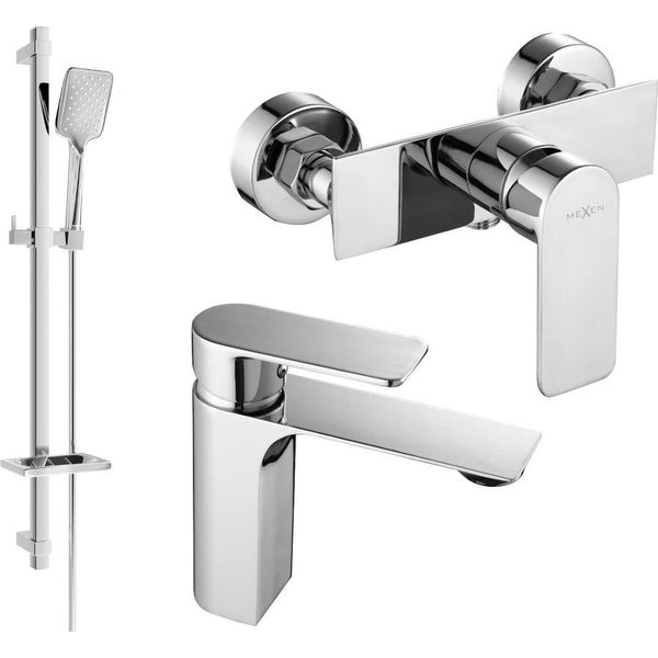 Mexen Alexa DQ62 Set Doccia, Cromo - 71204DQ62-00-image