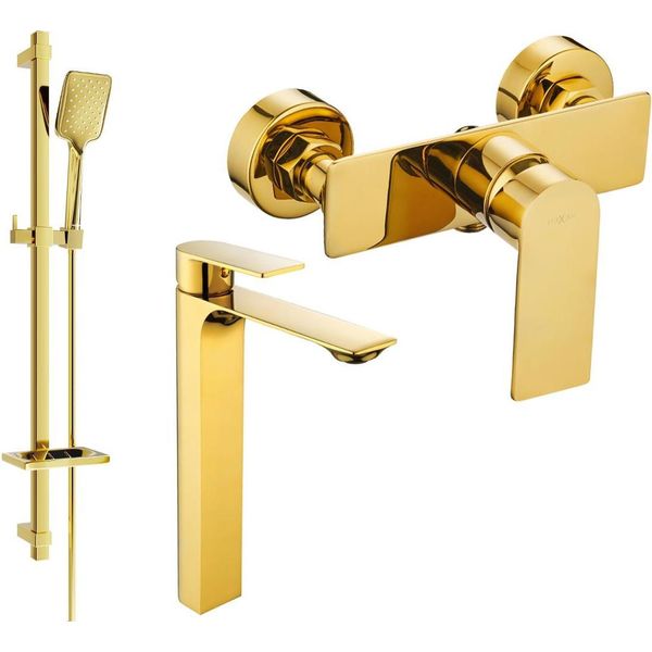 Mexen Alexa DQ62 Set Doccia, Oro - 71214DQ62-50-image