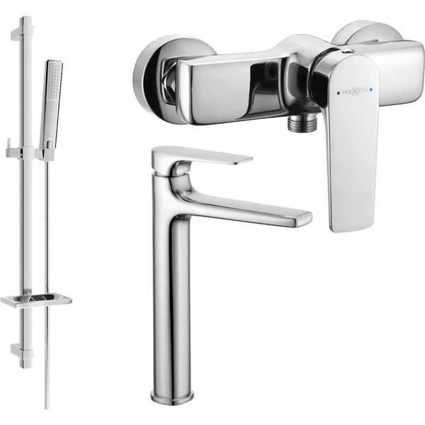 Mexen Lynx DQ72 Set Doccia, Cromo - 745914DQ72-00-image