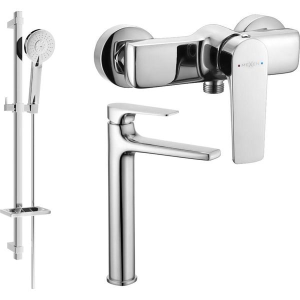 Mexen Lynx DQ40 Set Doccia, Cromo - 745914DQ40-00-image