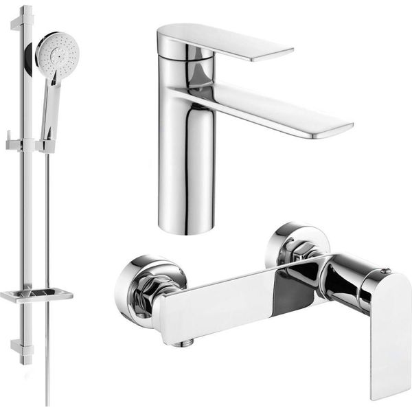 Mexen Zero DQ40 Set Doccia, Cromo - 71104DQ40-00-image