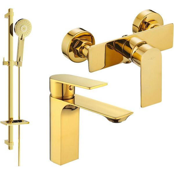 Mexen Alexa DQ40 Set Doccia, Oro - 71204DQ40-50-image