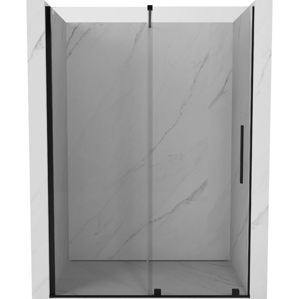 Mexen Velar Porta Doccia Scorrevole 140 Cm, Trasparente, Nero - 871-140-000-01-70-image