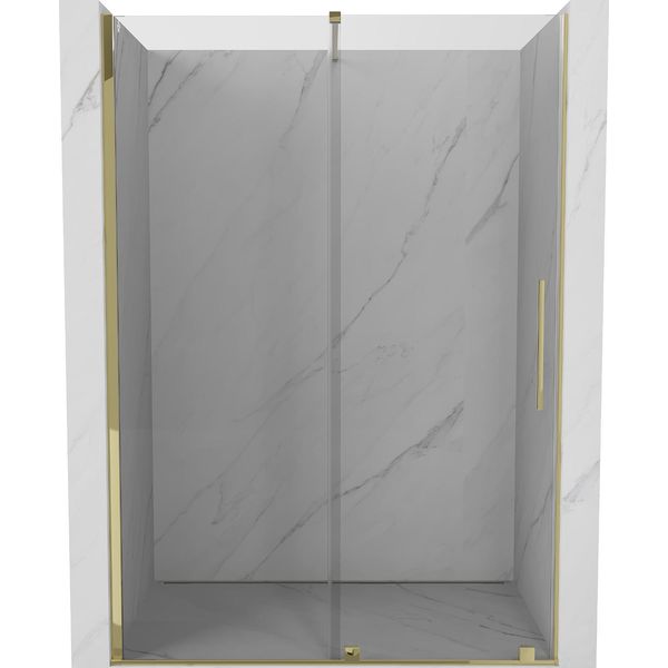 Mexen Velar Porta Doccia Scorrevole 160 Cm, Trasparente, Dorato - 871-160-000-01-50-image