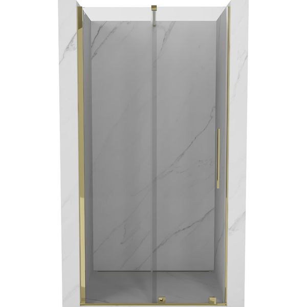 Mexen Velar Porte Doccia Scorrevoli 90 Cm, Trasparenti, Dorate - 871-090-000-01-50-image