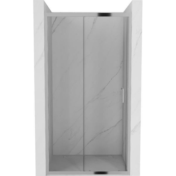 Mexen Apia Porte Doccia Scorrevoli 125 Cm, Trasparente, Cromo - 845-125-000-01-00-image
