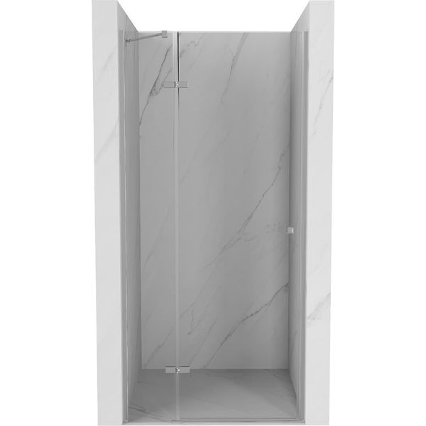 Mexen Roma Porta Doccia A Battente 110 Cm, Trasparente, Cromo - 854-110-000-01-00-image