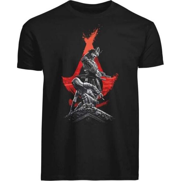 Maglietta Assassin's Creed Herren Shadows Schwarz Fan-Merch, Gaming 100% Baumwolle L-image