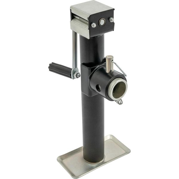 Martinetto Per Auto - Martinetto Manuale Per Auto - Portata 1 T/1000 Kg - Altezza Di Sollevamento 26 Cm - Acciaio Q235 - Portatile - Nero-image