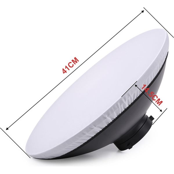 41 Cm Beauty Dish Riflettore Luce Flash Per Bowens Mount Speedlite Fotogrofia Luce Da Studio Accessori-image