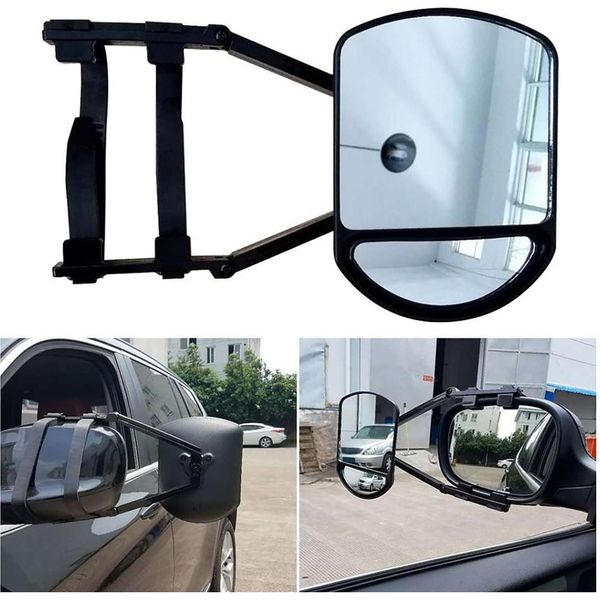 Specchio Di Traino Per Auto, Retrovisore Esteso, Specchio Ausiliario Grandangolare Per Autocarri, Camper, Rimorchi-image
