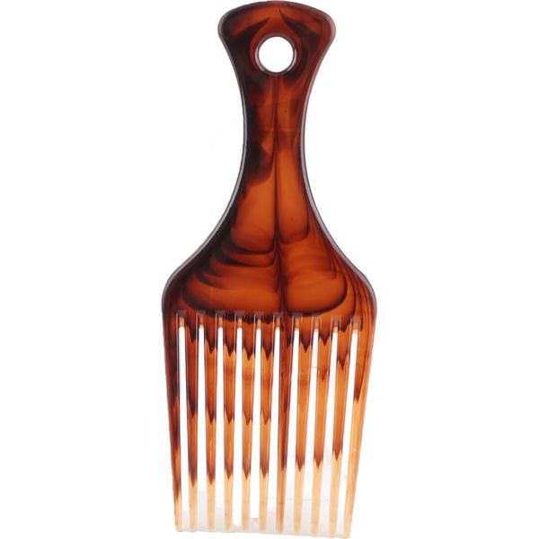 Inserto Pettine In Plastica Per Capelli, Forchetta Per Capelli Afro, Strumento Di Styling Per Parrucchieri Per Uomo E Donna-image