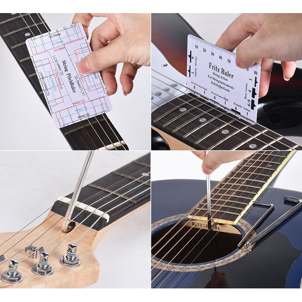 Set Di Riparazione Per Chitarra, Set Di Strumenti Per La Cura E La Manutenzione, Accessori Per La Pulizia-image