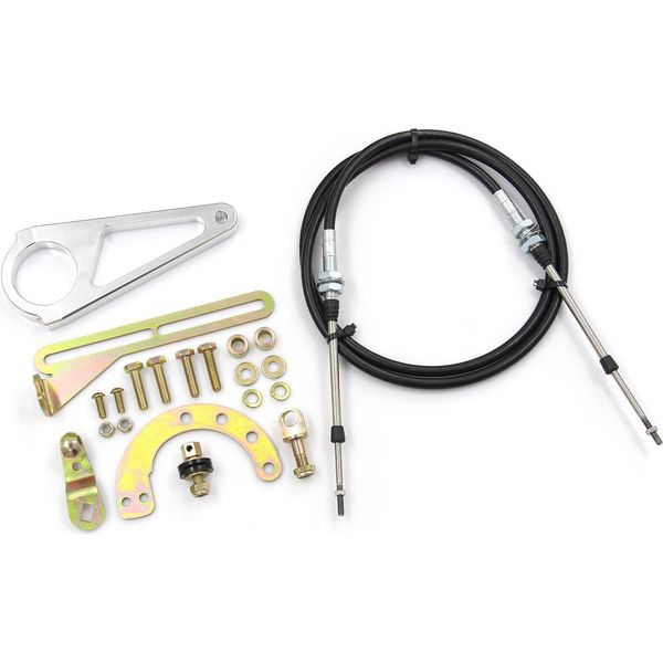 Kit Di Leveraggio Del Cambio Con Cavo A Colonna Da 2 Pollici In Sostituzione Della Trasmissione Gm TH350/TH400/700R4/TH200/2004R/4L60/4L80E-image