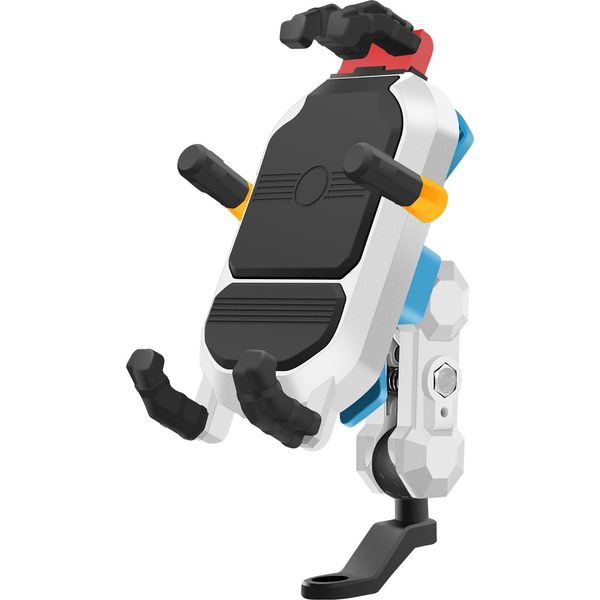 Porta Telefono Per Moto, Impermeabile, Antifurto, Ruotabile A 360°, Specchietto Retrovisore Per Moto Da 8,9-16,5 Cm (3,5-6,5 Pollici).-image