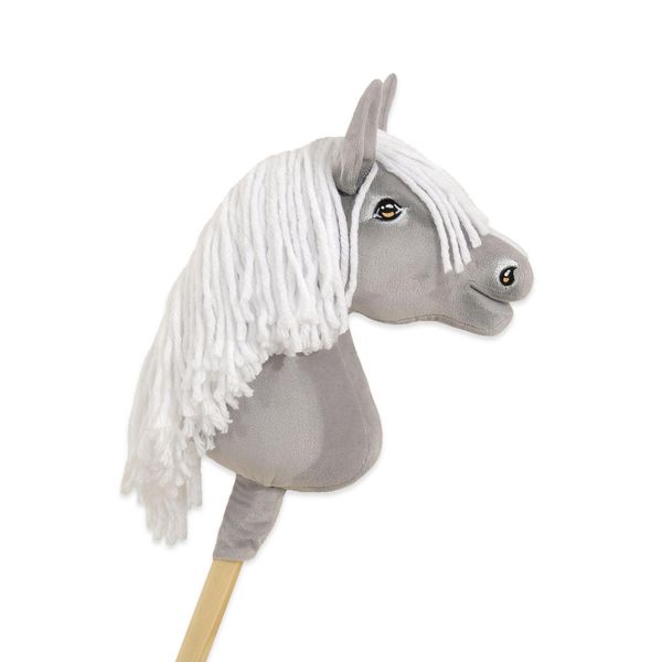Hobby Horse Premium Small Stick Horse - Grigio Iii A4-image