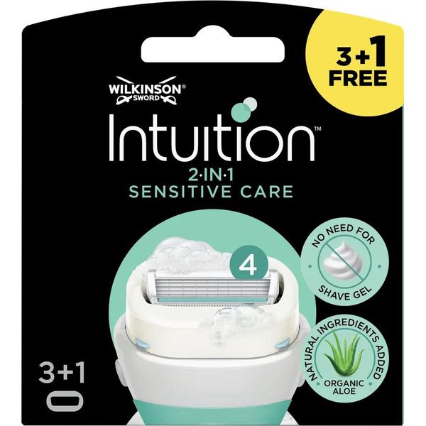 Lamette Wilkinson Intuition 2-In-1 Sensitive Care, Confezione Da 4 Pz-image