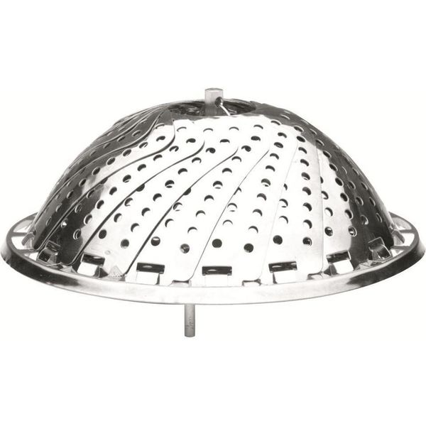 Cestello Estensibile Per Cottura A Vapore Ibili, Acciaio Inox, 16/24 Cm, Argento-image