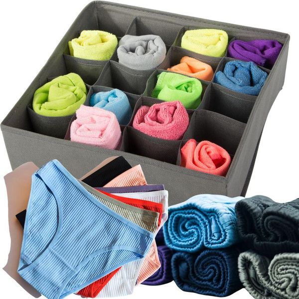 Inserto Per Cassetto Portacalzini Organizzatore Di Biancheria Intima 20 Scomparti-image