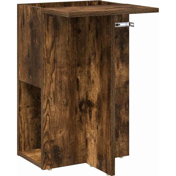 Syfax™ Tavolino Rovere Fumé 35 X 40 X 55 Cm Legno Multistrato-image