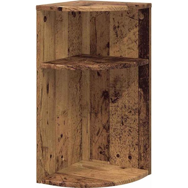 Syfax™ Tavolino Legno Vecchio 29,6 X 29,6 X 60 Cm Legno Multistrato-image