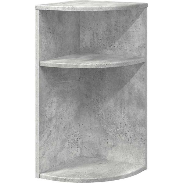 Syfax™ Tavolino Grigio Cemento 29,6 X 29,6 X 60 Cm Legno Multistrato-image