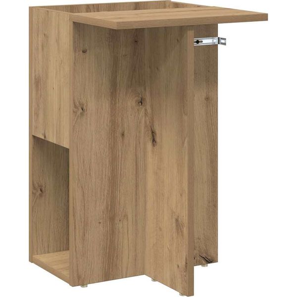 Syfax™ Tavolino Rovere Artigianale 35 X 40 X 55 Cm Legno Multistrato-image