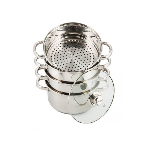 Kinghoff Pentola A Vapore 5 Elementi 22Cm 7933-image