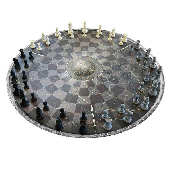 Scacchi Per Tre - Set Di Scacchi 3 In 1 - Scacchi - Scacchiera - 56 Cm-image