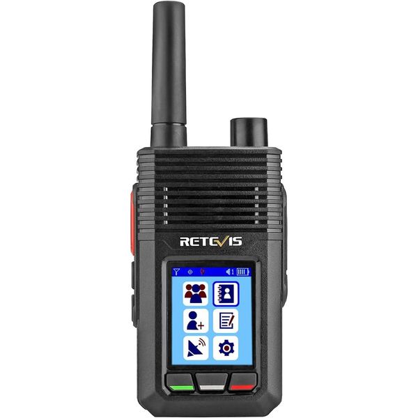 Retevis RB20 4G Telefoni Walkie Talkie, Walkie Talkie Con Lunga Portata 1000 Miglia Con Gps, Radio Di Rete Con Batteria Ricaricabile 4000 Mah (1 Pack)-image