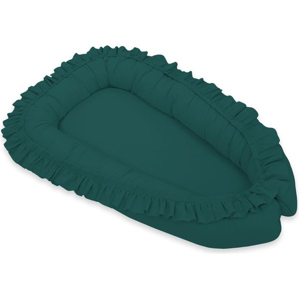 Baby Nest Premium Cocoon Per Neonati Con Volant My Sweet Baby Biberon Verde - 5902366024926-image