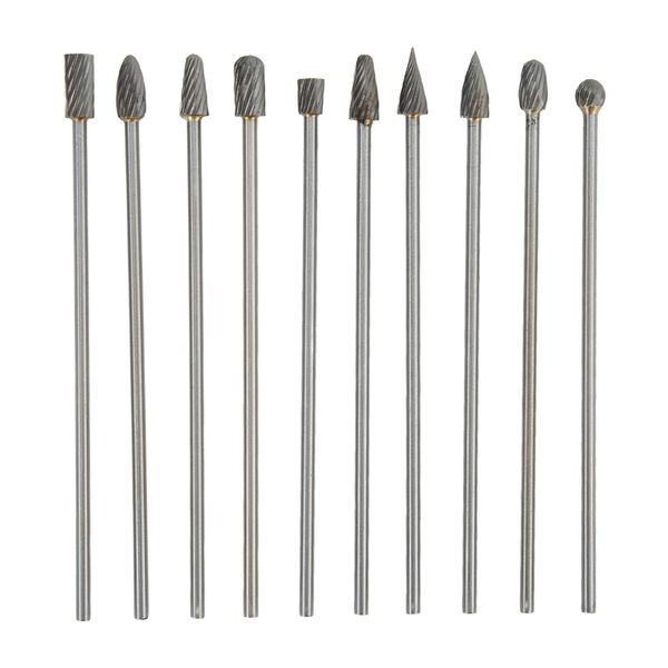 Set Di Frese Rotanti, Set Di Frese Rotanti In Carburo, Lima Per Frese Rotanti, Punta Per Fresa Rotante, Lima Rotante In Carburo, Punte Per Frese Per Smerigliatrice, Testa Per Fresa Per Smerigliatura-image