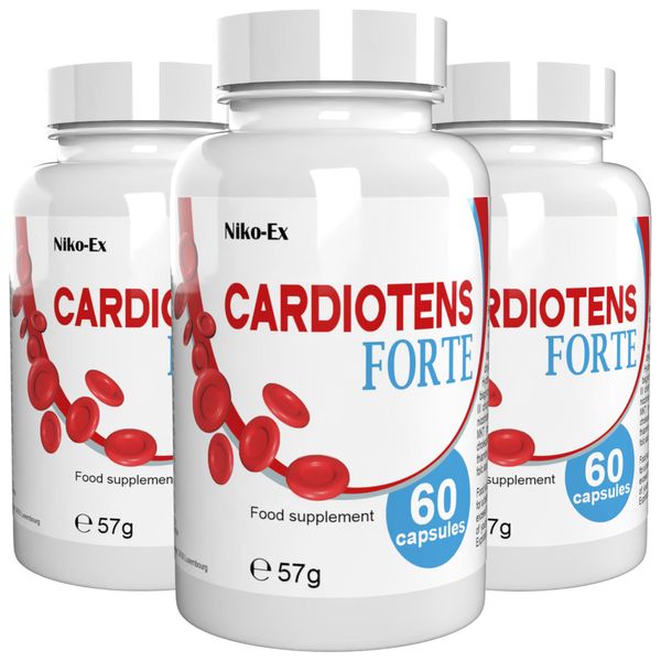 Cardiotens Forte - 180 Capsule (3 X 60 Capsule) - Confezione Da 3-image