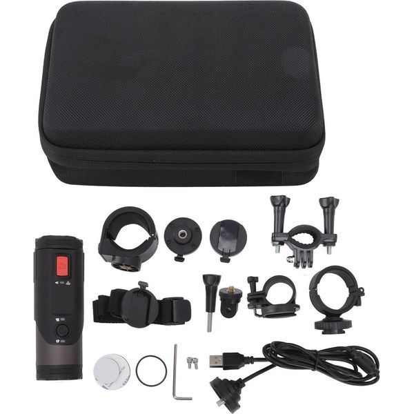 Soocoo Videocamera D'azione Impermeabile 4K Hd, Wifi, Grandangolo Da 170 Gradi, Videoregistratore Per Bici Per Sport All'aperto-image