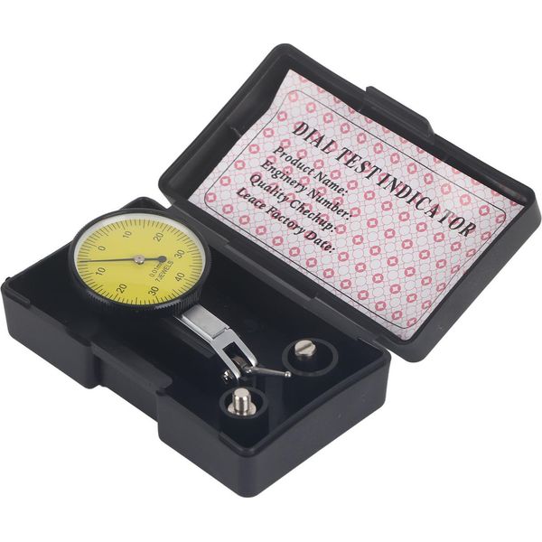 Calibro Di Precisione Del Kit Di Strumenti Dell'indicatore Di Prova A Leva Da 0,01 Mm Con Custodia Grigia-image